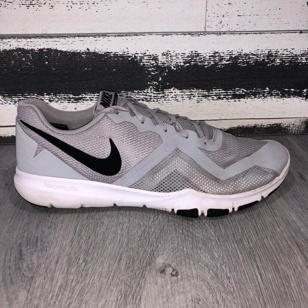 Men's 15 Nike Flex Control II Training Wolf Gray/Black-White Shoes 924204-012